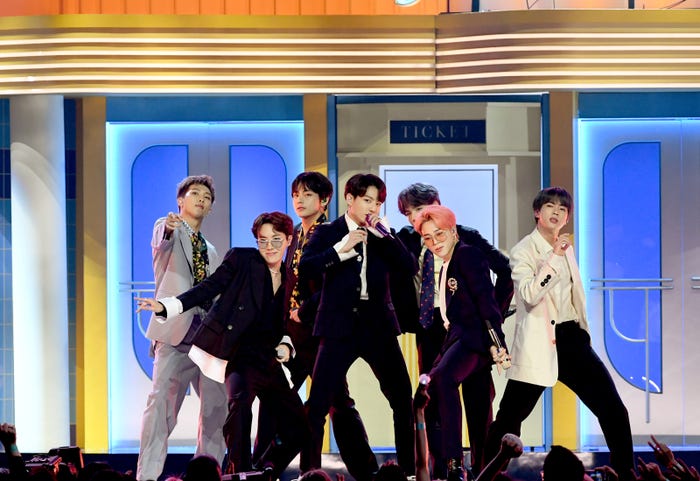 BTS/「2019 ビルボード・ミュージック・アワード」(Photo by Getty Images)