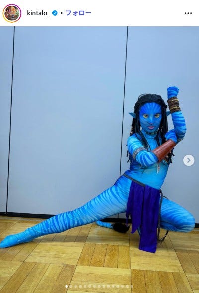 キンタロー。Instagramより