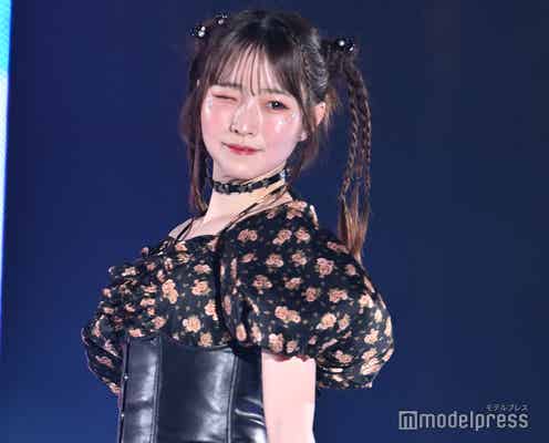 CUTIE STREET梅田みゆ、黒コルセットでウエストライン引き締め 色白素肌際立つ【IDOL RUNWAY COLLECTION 2025】
