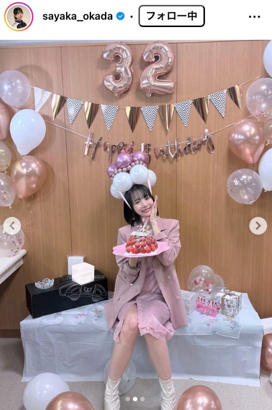 岡田紗佳Instagramより