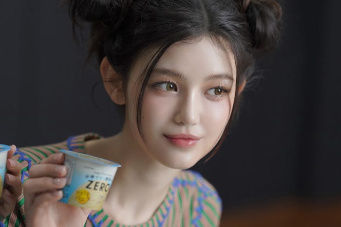 DANIELLE/新TVCM「This is おいしいZERO チョコ篇/アイス篇」ビハインドより(提供写真)