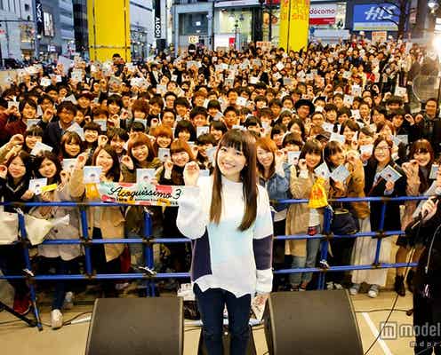 miwa、サプライズライブで渋谷騒然 ファン感涙のパフォーマンス
