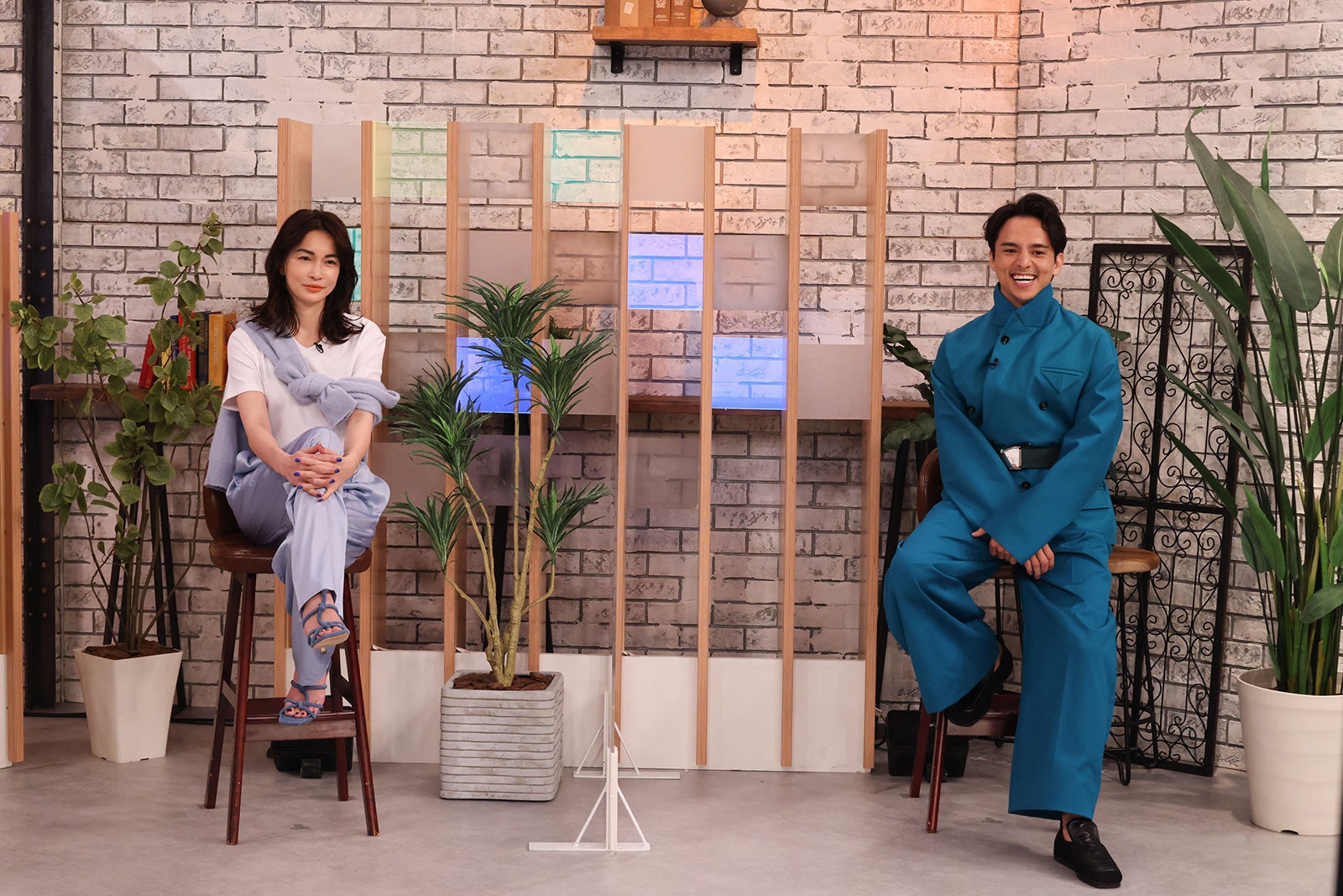 長谷川京子、満島真之介（画像提供：カンテレ）