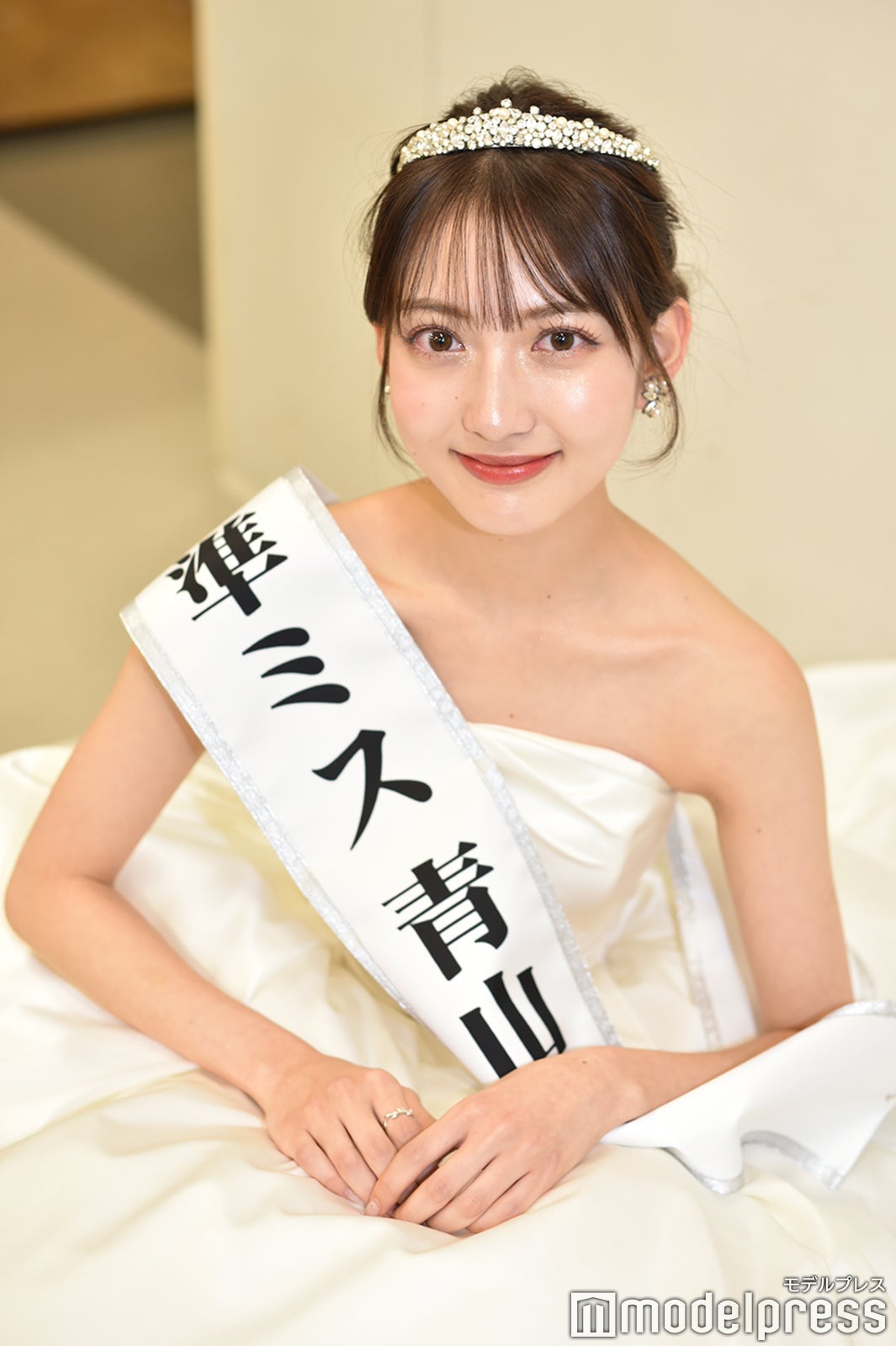 「ミス青山コンテスト2022」準グランプリに輝いた宮崎葉苗さん（C）モデルプレス