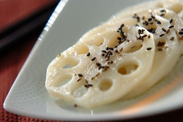 レンコンのゴマ塩ナムル