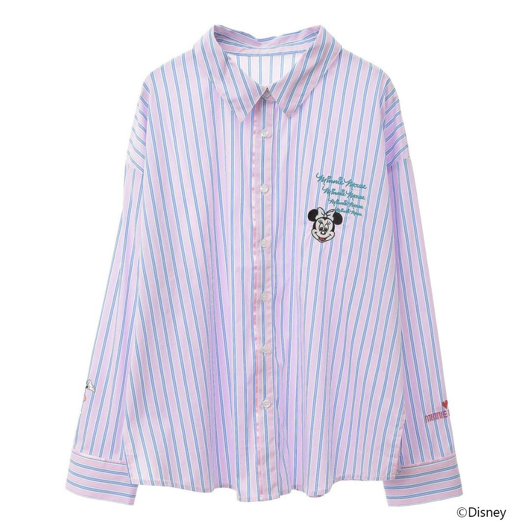 ミッキー＆フレンズ／ストライプシャツ￥4,990（税込）／Green Parks（C）Disney