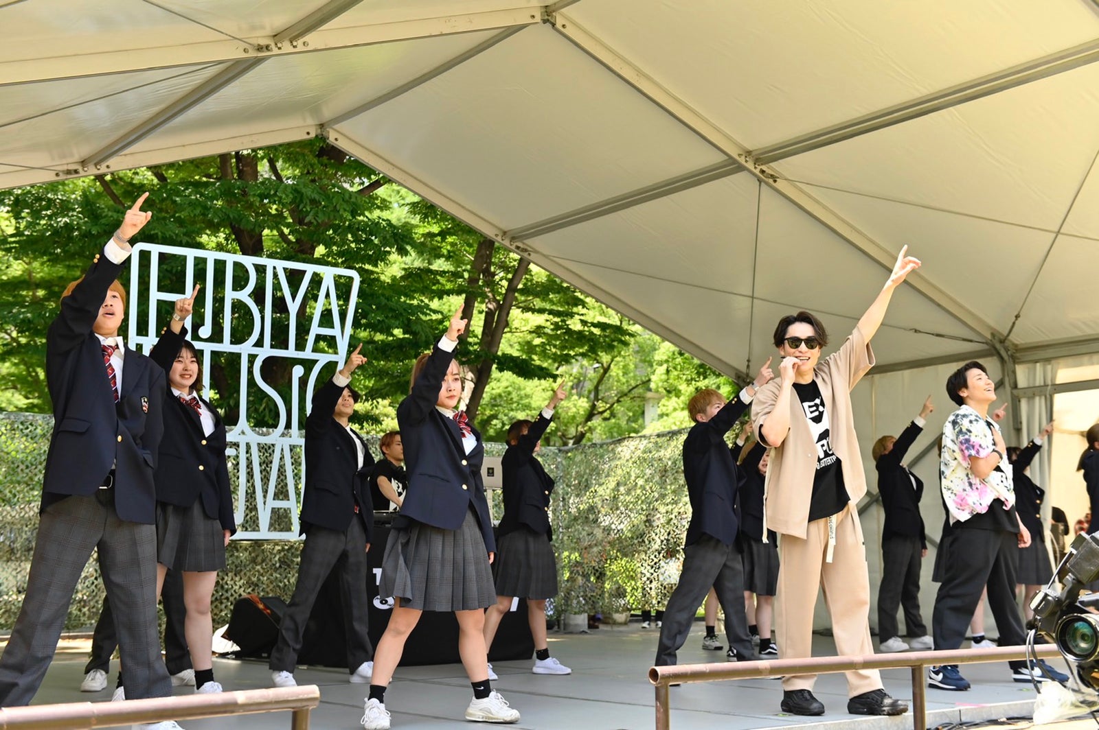 EXILE TETSUYA with EXPG「日比谷音楽祭2022」6月4日開催の様子（提供写真）