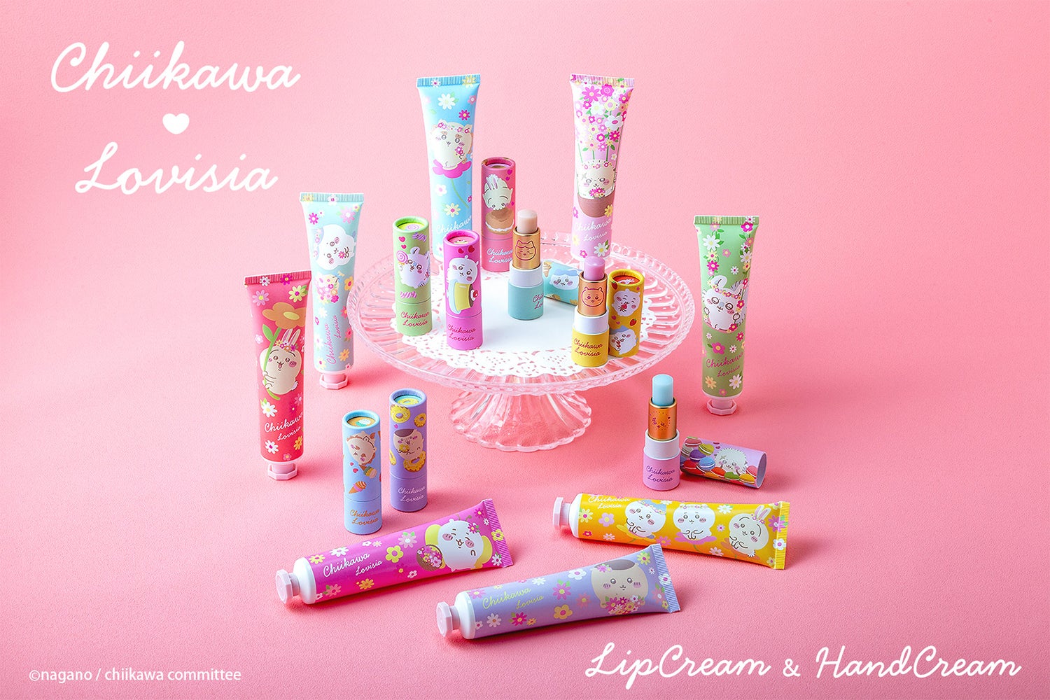 スイーツ＆フラワーがテーマのオリジナルデザイン！Lovisiaコスメ