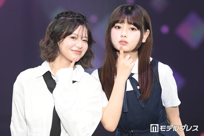 米澤りあ、長浜広奈(C)モデルプレス