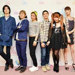 モデルプレスのインタビューに応じた「テラスハウス」メンバー(左から)岩永徹也、宮城大樹、今井華、菅谷哲也、竹内桃子、島袋聖南