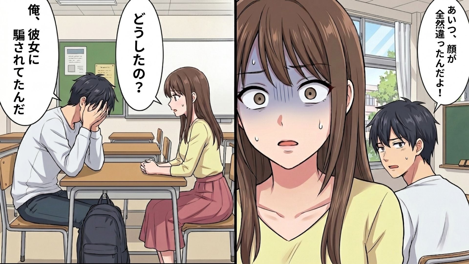 【最後にスカッと！】「騙されていたんだ」彼女のすっぴんに対して“信じられない発言”を...無神経な男友だちに、主人公激怒！？