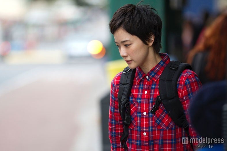 蒼井優／新CM「check」篇メイキングショット