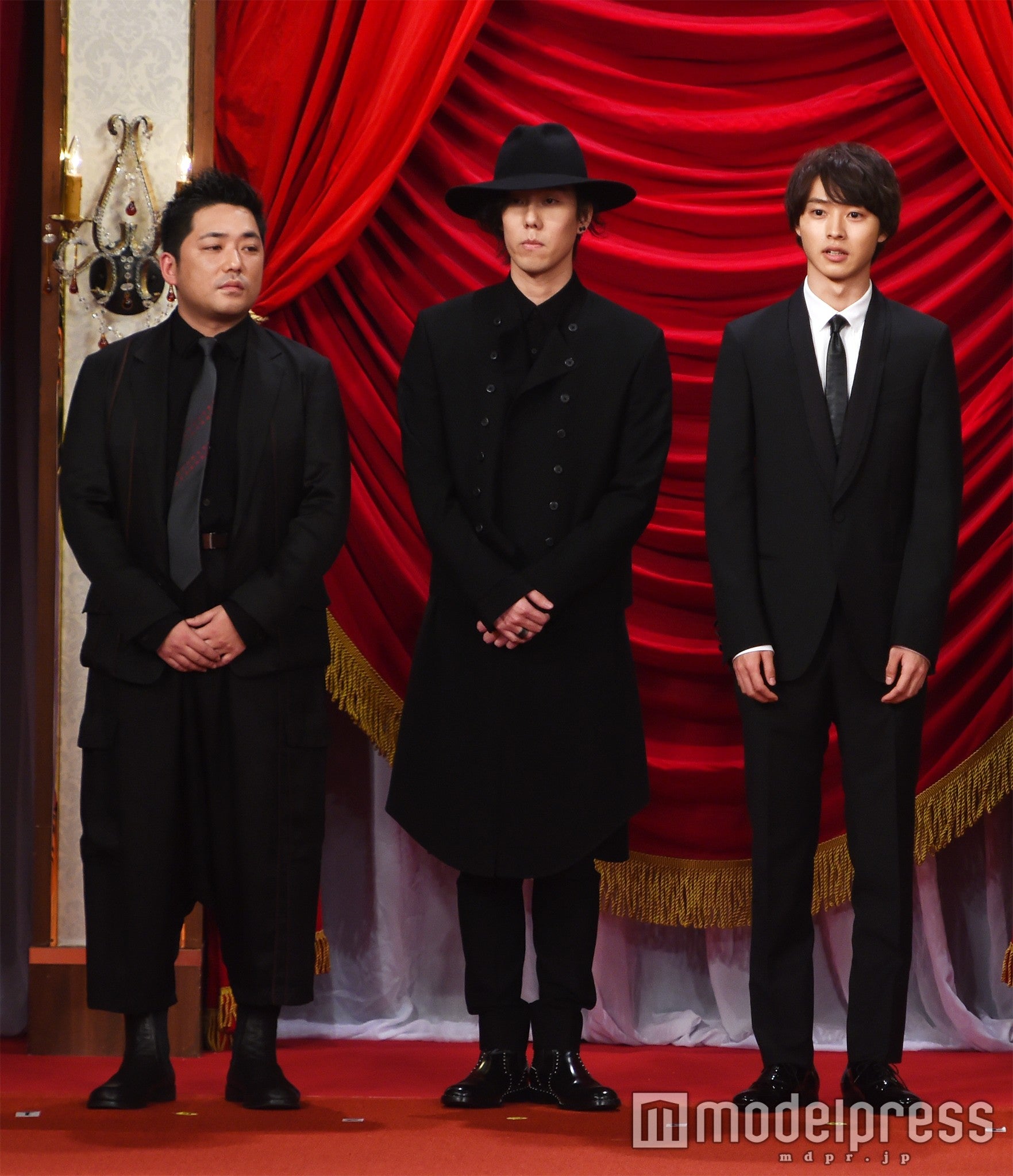 篠原篤、野田洋次郎、山崎賢人（C）モデルプレス