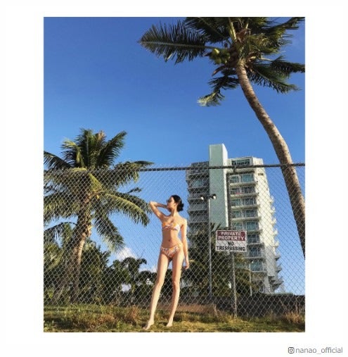 菜々緒、ビキニ姿に「神スタイル」「完璧な美ボディ」と絶賛の声　抜群プロポーション披露