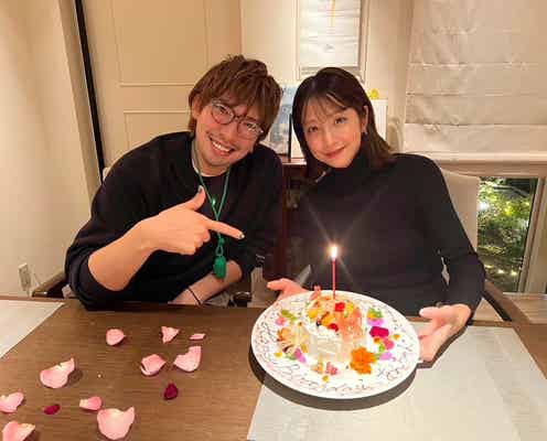 本郷杏奈、夫・EXITりんたろー。からバースデー祝福 2ショット公開で「すごく幸せそう」「素敵な夫婦」の声
