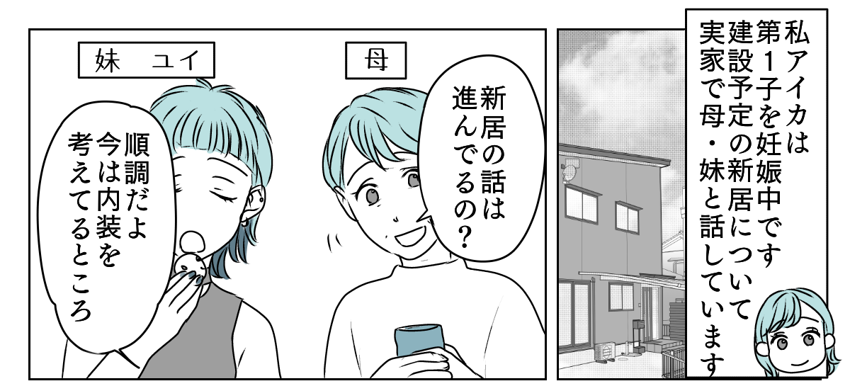 新居の壁紙に妹が口出し　1_1_1