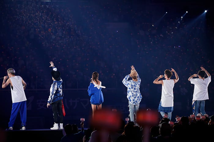 AAA「AAA DOME TOUR 2018 COLOR A LIFE」大阪公演(C)川田洋司 (mosa inc.), 小境勝己, 佐藤薫