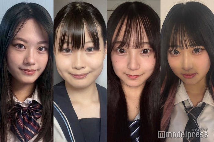 「女子高生ミスコン2025」関西エリア暫定上位4人