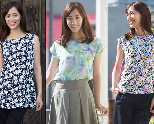 注目度満点!「フラワートップス」で爽やかな夏スタイル
