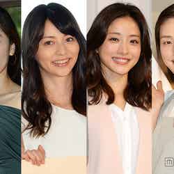 秋ドラマに出演する（左から）篠原涼子、香里奈、石原さとみ、天海祐希【モデルプレス】