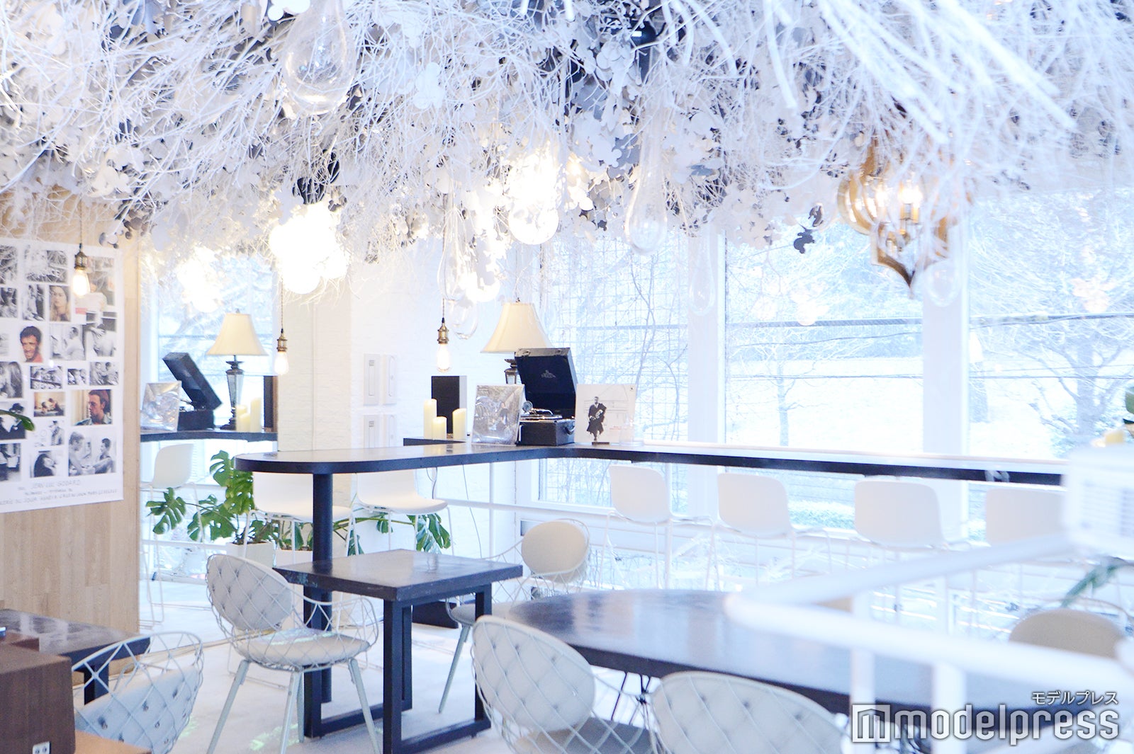 冬らしさと自然の融合を意識しつつ、すっきりしたシルエットに仕上げた空間（C）モデルプレス