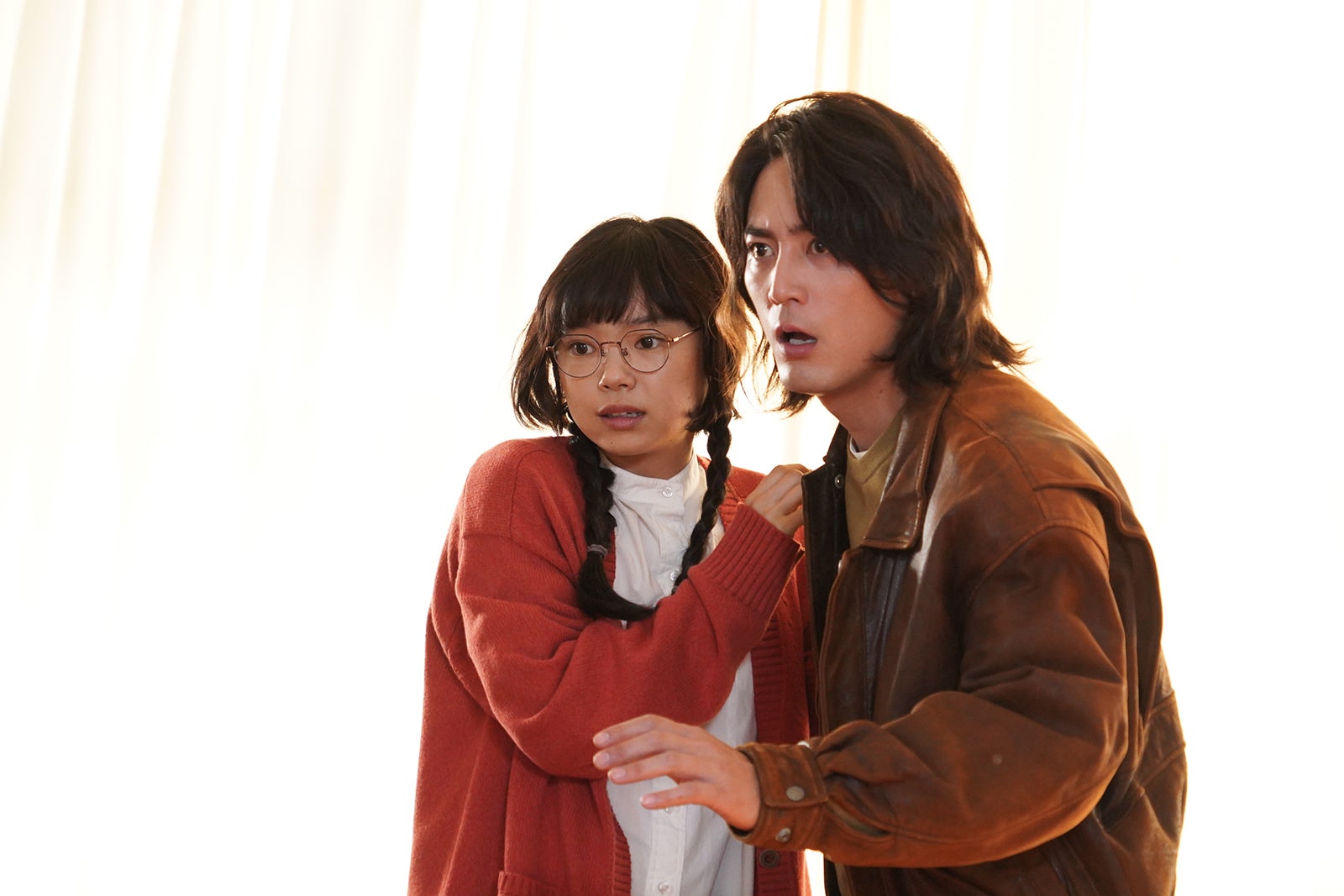 古川琴音、間宮祥太朗「ACMA：GAME アクマゲーム」第2話より（C）日本テレビ