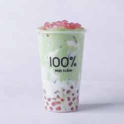 【春限定ドリンク】さくら抹茶ミルク 630円/画像提供:オペレーションファクトリー