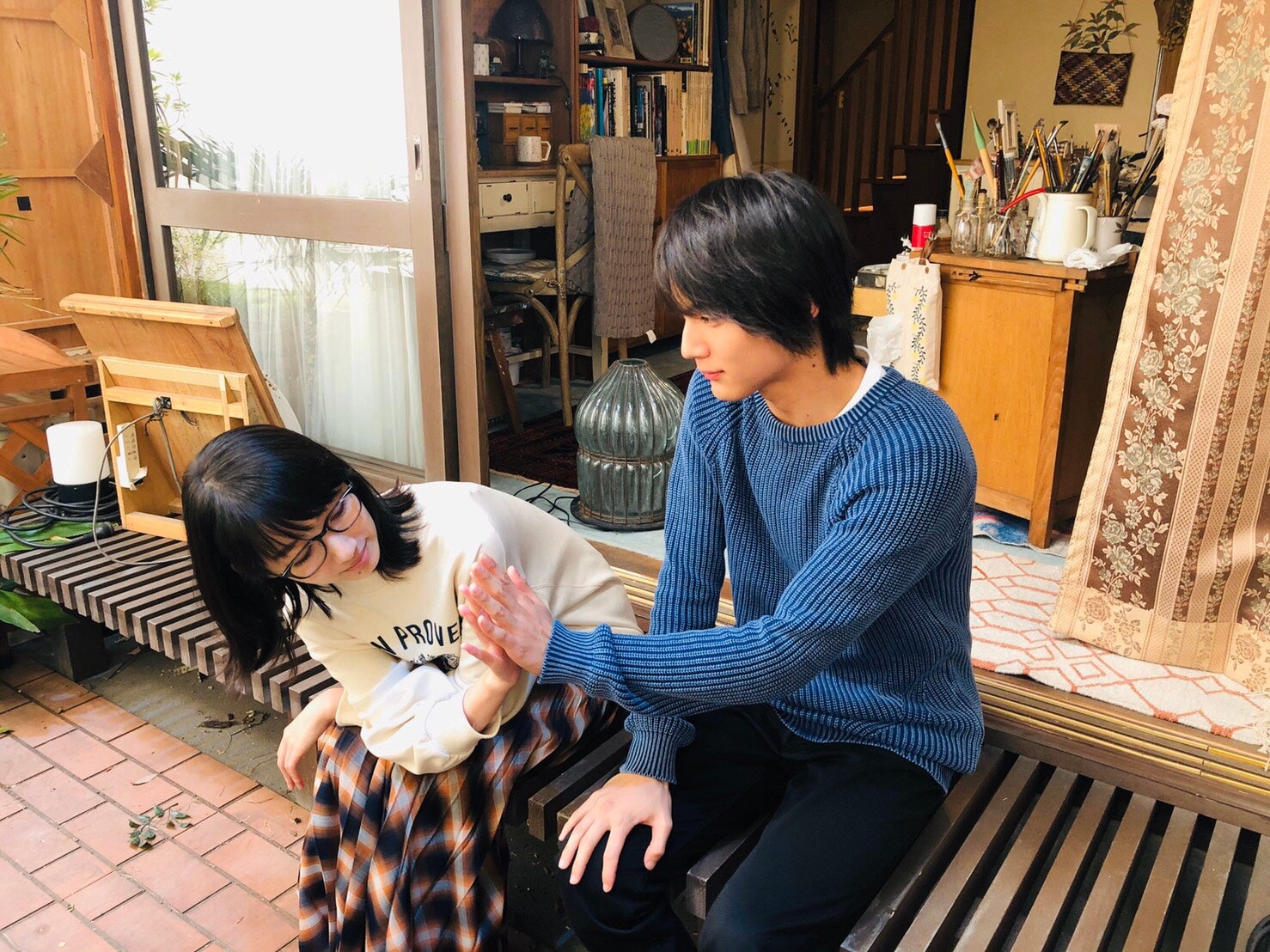 波瑠・中川大志（画像提供：TBS）