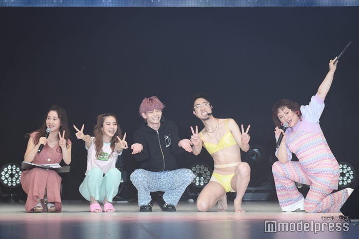 柴田平美アナウンサー、中町綾、ジュキヤ、中町JP、バービー (C)モデルプレス