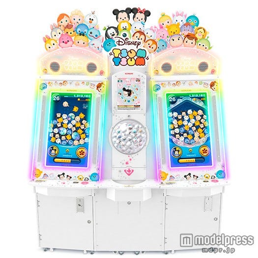 アーケード版ツムツム(C)Disney (C)Disney/Pixar(C)Disney.Based on the“Winnie the Pooh”works by A.A.Milne and E.H.Shepard.(C)Konami Digital Entertainment