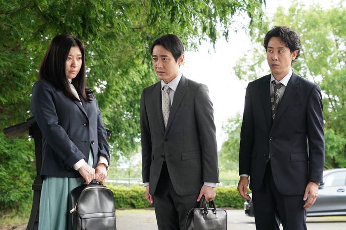 篠原涼子、小泉孝太郎、大泉洋/「ハケンの品格」最終話より(C)日本テレビ