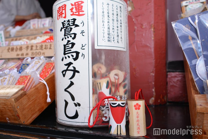 天神様の守鳥の鷽(うそ)という鳥をモチーフにしたおみくじ(C)モデルプレス