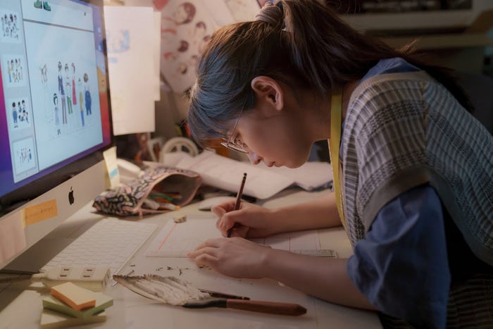 吉岡里帆 (C)2022 映画「ハケンアニメ!」製作委員会