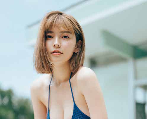 「今日好き」櫻井音乃、ビキニ姿で美バスト輝く 大人っぽさ全開グラビアで表紙降臨
