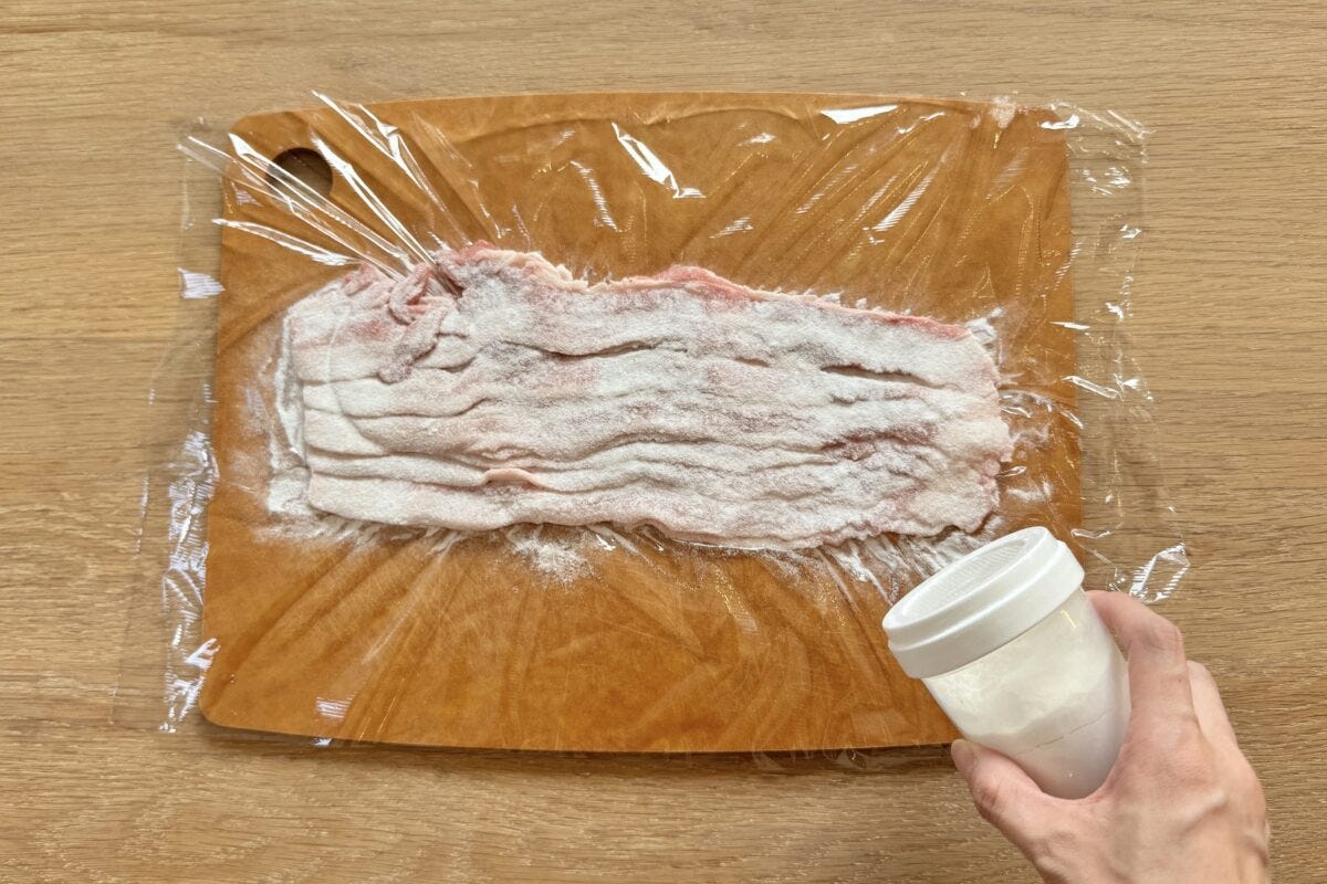 ふじたかなのワールドクッキング　豚バラなす折りたたみ焼き