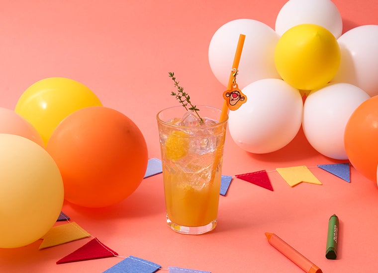 ＜ティガー＞オレンジスカッシュ税込990円（C）Disney．Based on the "Winnie the Pooh" works by A．A．Milne and E.H. Shepard．