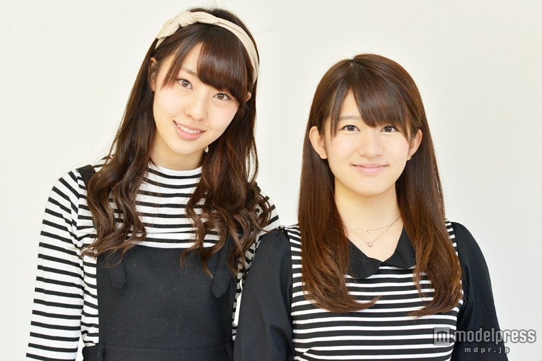 藤江れいな（左）、竹内美宥（右）