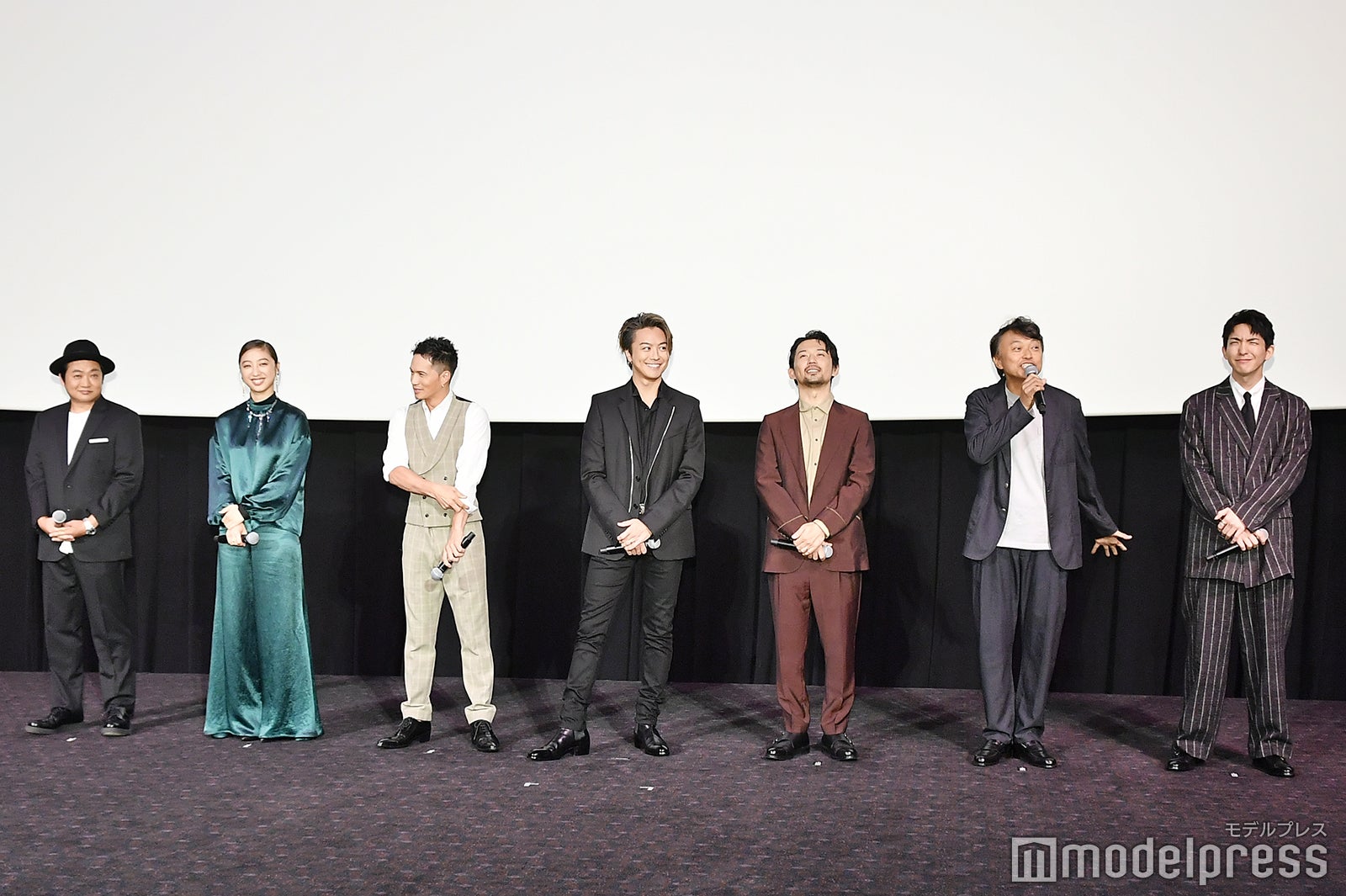 渡辺啓監督、 坂東希、市原隼人、TAKAHIRO、岡田義徳、相島一之、前田公輝 （C）モデルプレス