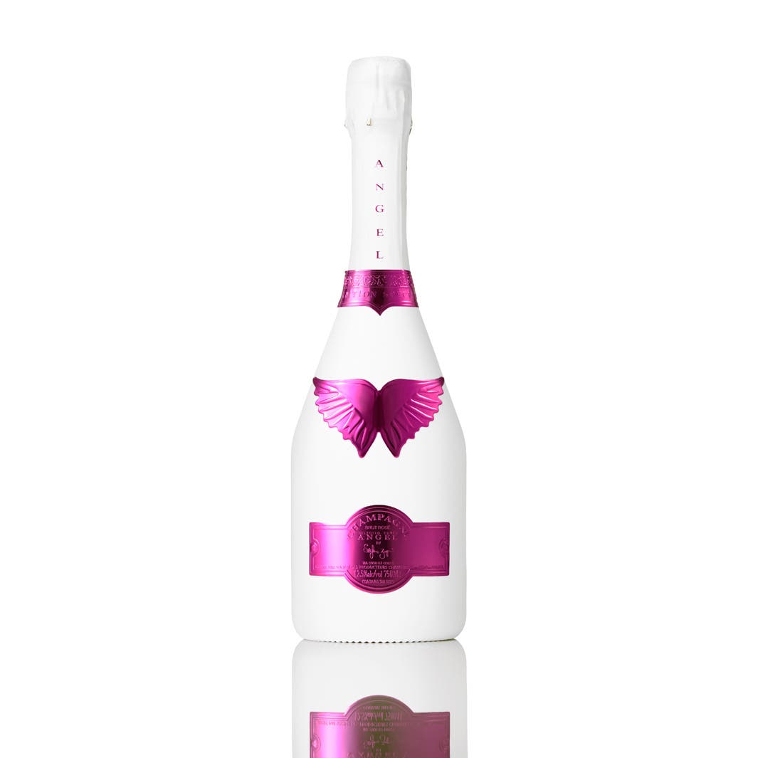 ANGEL CHAMPAGNE NV Brut Rose White -VALENTINE EDITION-