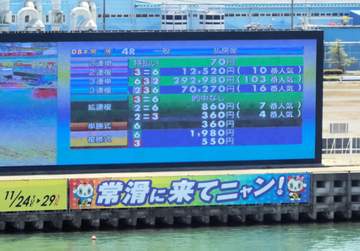 【ボート】とこなめ 4Rで超ビッグ配当と特払いの珍事が発生