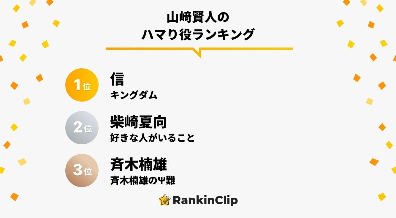 山﨑賢人のハマり役ランキング