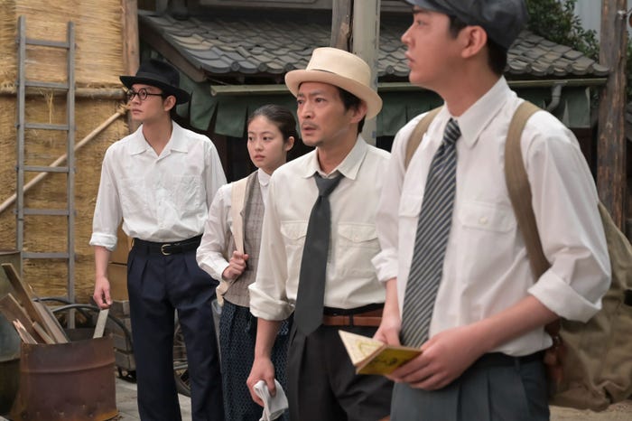 北村匠海、今田美桜、津田健次郎、倉悠貴「あんぱん」第75話(C)NHK