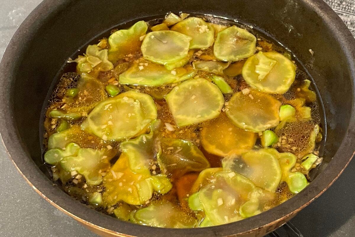 ベッキー ブロッコリーの茎で作る中華風おつまみ