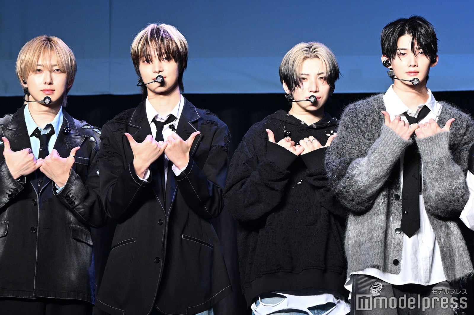 （左から）FUMA（フウマ）、EJ（ウィジュ）、YUMA（ユウマ）、JO（ジョウ）（C）モデルプレス