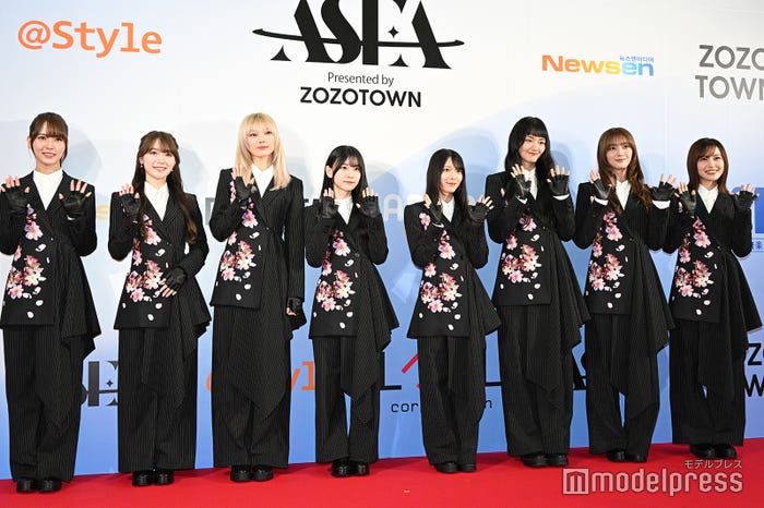 櫻坂46/中嶋優月、守屋麗奈、藤吉夏鈴、山下瞳月、森田ひかる、山崎天、田村保乃、松田里奈(C)モデルプレス