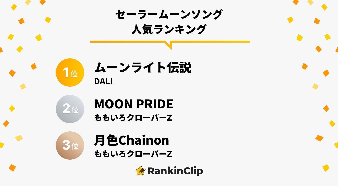 セーラームーンソング人気ランキング モデルプレス セーラームーンソング人気ランキング モデルプレス