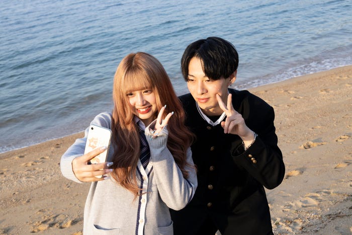 まり、はるく「今日、好きになりました。-鈴蘭編-」(C)AbemaTV, Inc.