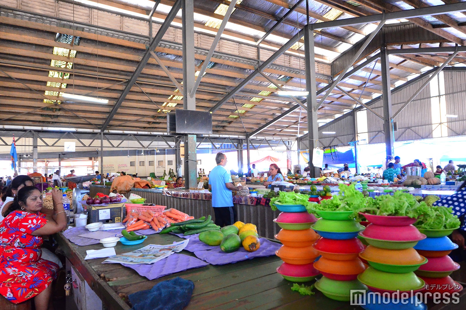 ナンディマーケット／フィジー（C）モデルプレス