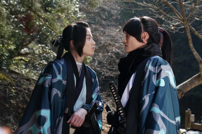 奥智哉、前田拳太郎「君とゆきて咲く~新選組青春録~」第7話より(C)テレビ朝日