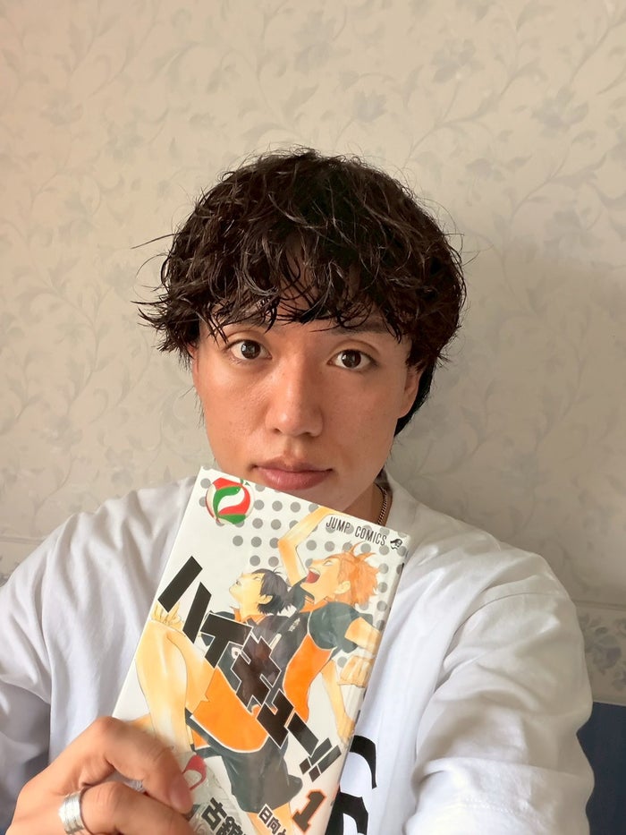Keishi「前を向く勇気をくれる『ハイキュー!!』」（提供写真）